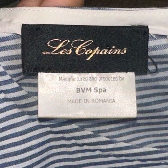 Les Copains Striped A Line  Knee Length Dress - Picture 4 of 6